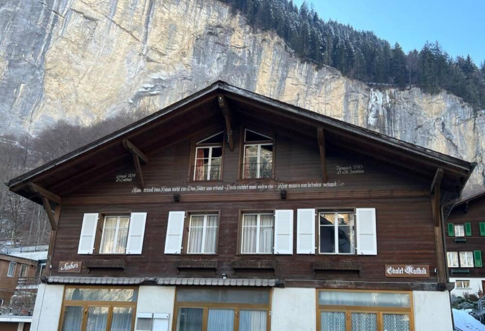 Chalet Maithili Lauterbrunnen -152-Year-Old Majestic Chalet Esterno foto